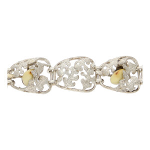 Trachtenarmband echt Silber Grandel Second Hand 25326644...