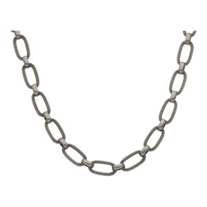 Trachtenkette echt Silber Oxidiert Second Hand 25326647...