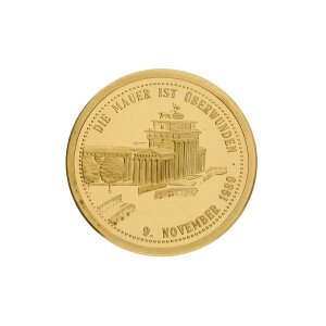 Goldmünze 3,55 Gramm Feingold 999,9 „Die Mauer...