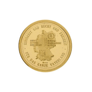 Goldmünze 3,55 Gramm Feingold 999,9 „Die Mauer...