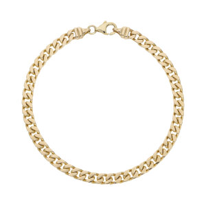 Armband Gold 585 Panzermuster Unisex-Design 25326652...