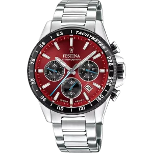 Festina Herren Armbanduhr Chronograph F20560/7 Edelstahl,...