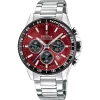 Festina Herren Armbanduhr Chronograph F20560/7 Edelstahl, Rot