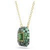 Swarovski Halskette Sublima Oktagon-Schliff, grün, goldplattiert 5752884