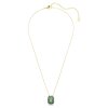 Swarovski Halskette Sublima Oktagon-Schliff, grün, goldplattiert 5752884