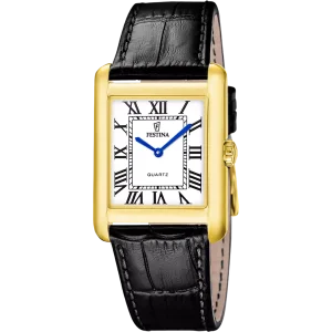 Festina Herrenuhr goldplattiert "On The Square"...