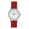 Boccia Armbanduhr Classic 3670-03 Titan, Leder, Rot