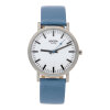 Boccia Armbanduhr Unisex blau Titan, Leder 3651-24
