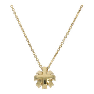 Damen Collier 585 Gold Zirkonia diamantiert Anker...