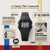 Casio Armbanduhr Timeless Collection F-B100W-1AEF Bluetooth, Schrittzähler