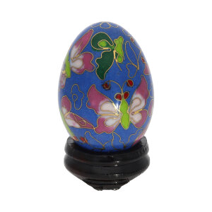 Porzellan Ei Schmetterling blau JL30-01-5250 JuwelmaLux