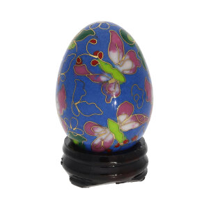 Porzellan Ei Schmetterling blau JL30-01-5250 JuwelmaLux