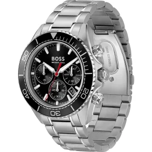 Boss Herren Uhr Chronograph 1514366 Quarz, Edelstahl,...
