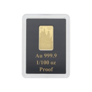 Goldbarren 1/100 Unze 150 Jahre Schloss Neuschwanstein...