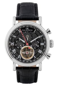 Carl von Zeyten Herrenuhr Automatik Diersburg Leder...