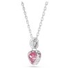 Swarovski Halskette Chroma 5757789 Verschiedene Schliffe, Rosa, Rhodiniert