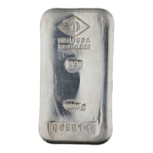 Degussa Silberbarren 999 Feinsilber 1 Kilogramm...