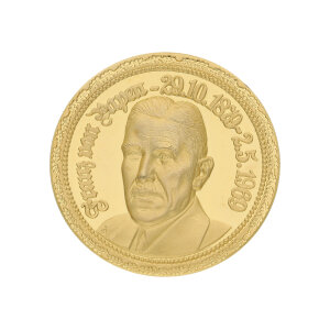 Goldmedaille 11,1 Gramm Feingold 999,9 Franz von Papen...