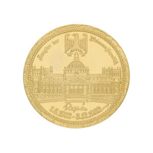 Goldmedaille 11,1 Gramm Feingold 999,9 Franz von Papen...