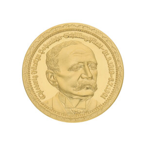 Goldmedaille 11,8 Gramm Feingold 999,9 Chlodwig...