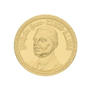Goldmedaille 11,7 Gramm Wilhelm Cuno Gedenkmedaille...