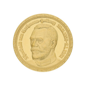 Goldmedaille 11,8 Gramm Feingold 999,9 Theobald von...