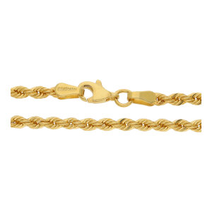 Kette Damen Gold 585 Kordel Muster 25326692 Second Hand,...