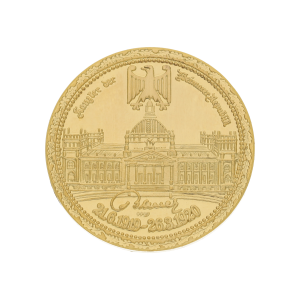 Goldmedaille 11,4 Gramm Gustav Bauer Gedenkmedaille...