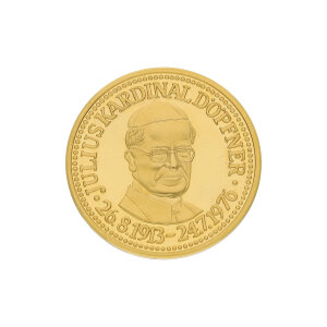 Goldmedaille 11,4 Gramm Feingold 999,9 Julius Kardinal...