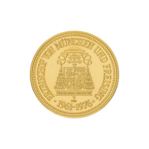 Goldmedaille 11,4 Gramm Feingold 999,9 Julius Kardinal...