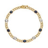 Armband Gold 750 Damen Saphire Diamanten 25326696 Second Hand, getragen, wie neu