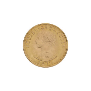 Goldmünze 10,1 Gramm Gold 900 Cinco Condores,...