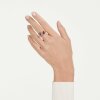 Swarovski Sublima Cocktailring 5752899 Tropfenschliff, Rot, 18K gold plattiert