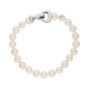 Süßwasserzuchtperlenarmband 925 Silber...