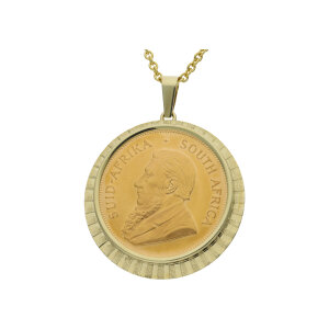 Goldmünzen Kettenanhänger Krügerrand 1...