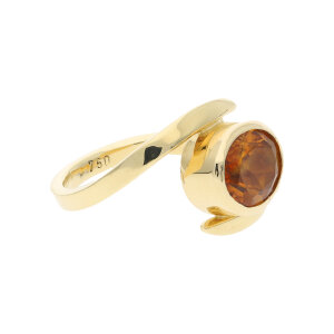 Goldring 750 Unikat Handarbeit Damen Citrin 25326706...