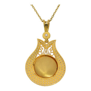 Türkischer Kettenanhänger 585 Gold Osmanische...