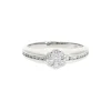 Damenring 585 Weißgold ca. 0,6 ct Brillant getragen 25326710 Second Hand Gr 58
