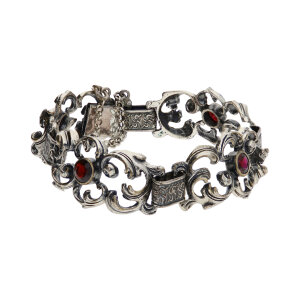 Trachten Armband Damen Silber 835 oxidiert 25326714...
