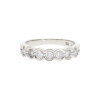 Memoiré Damenring 585 Weißgold ca. 0,89ct Brillant getragen 25326712 Second Hand Größe 60