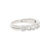 Memoiré Damenring 585 Weißgold ca. 0,89ct Brillant getragen 25326712 Second Hand Größe 60