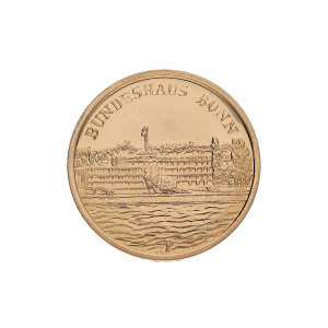 Goldmedaille 3,45 Gramm Gold 900 Konrad Adenauer...