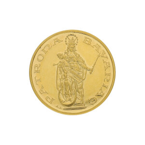 Goldmedaille 3,1 Gramm Feingold 999,9 Patrona Bavariae...
