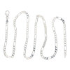 Figarokette Silber 925 poliert, rhodiniert JL30-05-5259 Juwelmalux