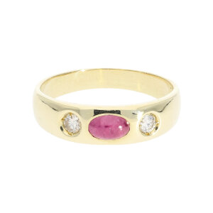 Diamanten Bandring  Gold 585 Damen Rubin, Brillanten...