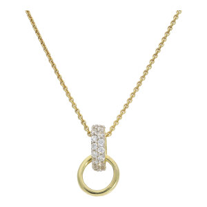Anhänger mit Kette Gold 375 Zirkonia 25326725 Second...