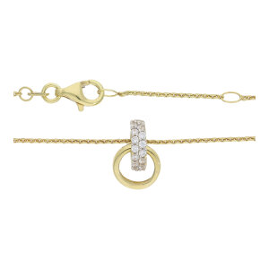 Anhänger mit Kette Gold 375 Zirkonia 25326725 Second...