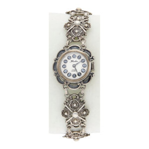 Trachtenuhr Fischer Silber 835 Damen Hadaufzug 25326726...