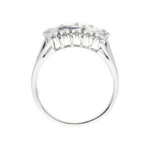 Diamantring 585 Weißgold ca. 0,78 ct Brill getragen...