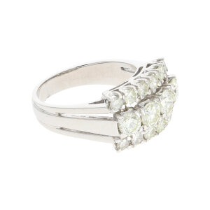 Diamantring 585 Weißgold ca. 2,12 ct Brill. Damen...